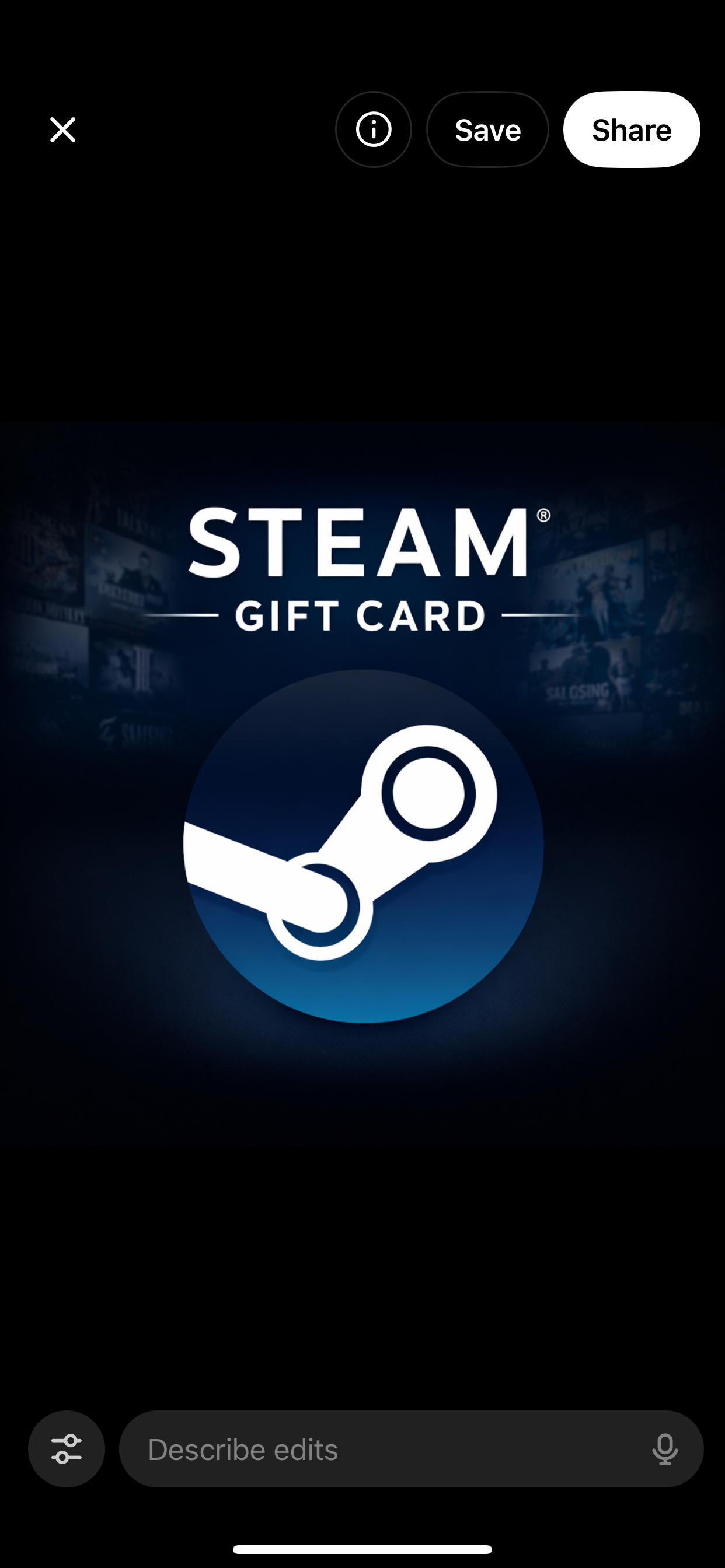 Steam Gift Card – $20 (Email Delivery | US)